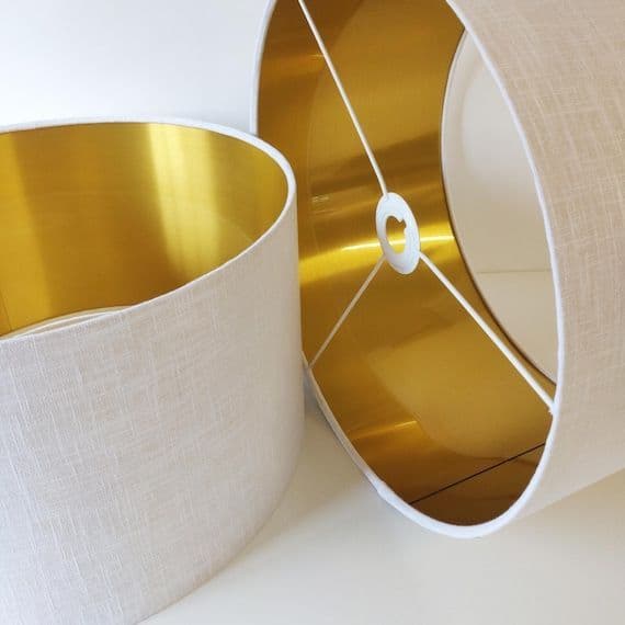 Luxury lampshade linings