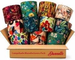 make lampshades with ourr manufacturing packs