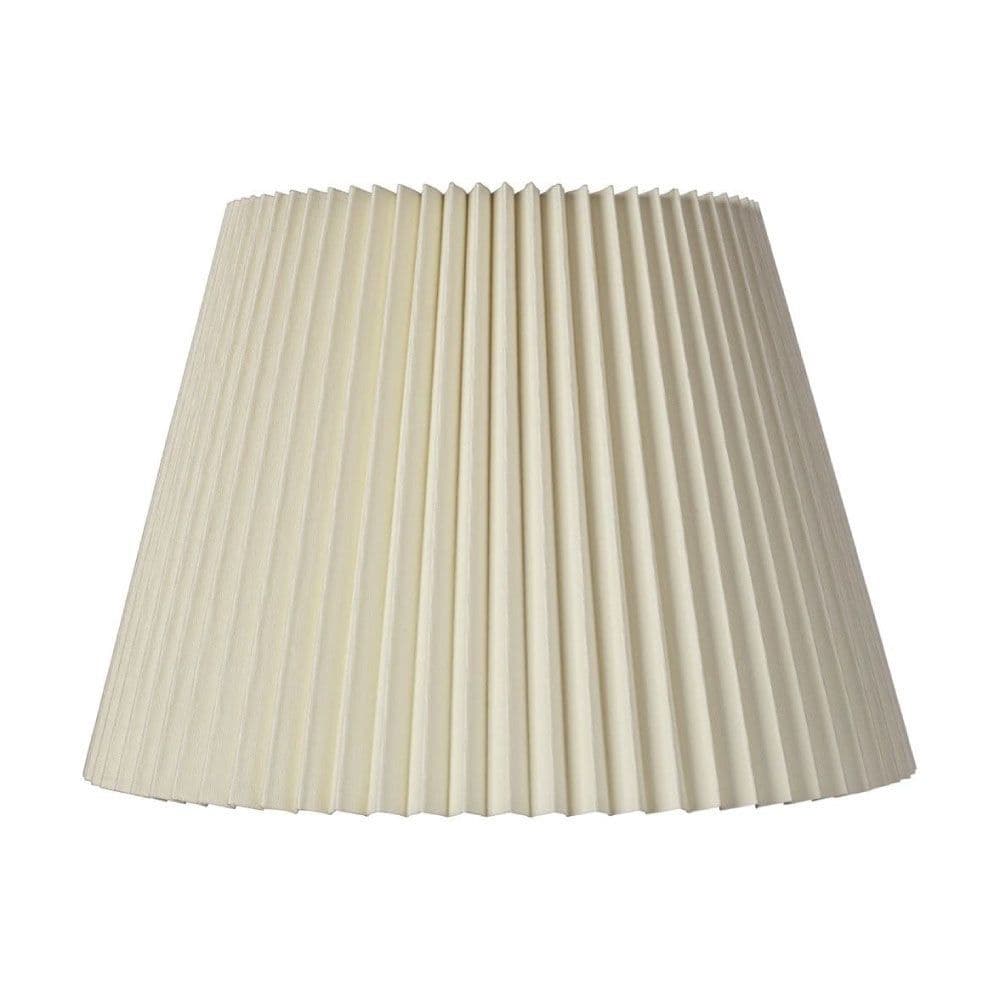 Accordion pleated lampshade frame