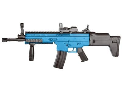 8902A BB Gun FN Scar Replica Spring Airsoft Rifle Blue 2 Tone