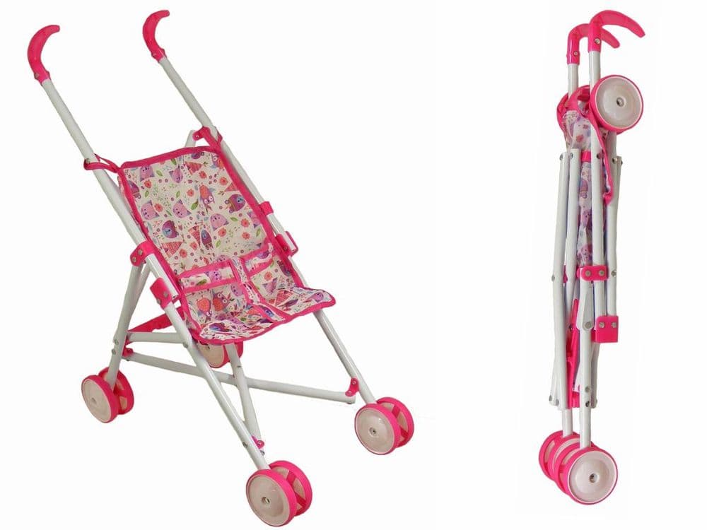 Toy Doll Stroller White Pink Dolls Doll Accessories TOY MODELSTORE