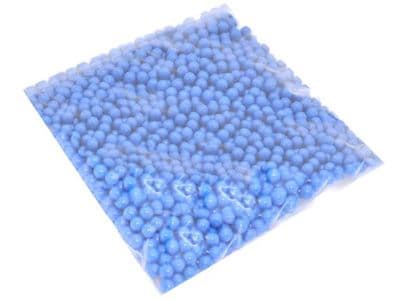 Bigfoot 1000 x 12g x 6mm Airsoft BB Gun Pellets Blue Polished In Bag