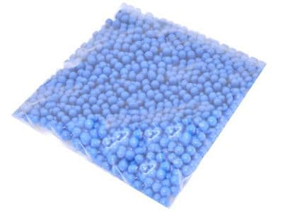 Bigfoot 2000 x 12g x 6mm Airsoft BB Gun Pellets Blue Polished In Bag
