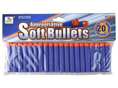 Blaze Storm 20 Eva Foam Soft Dart Toy Bullets Refill Pack