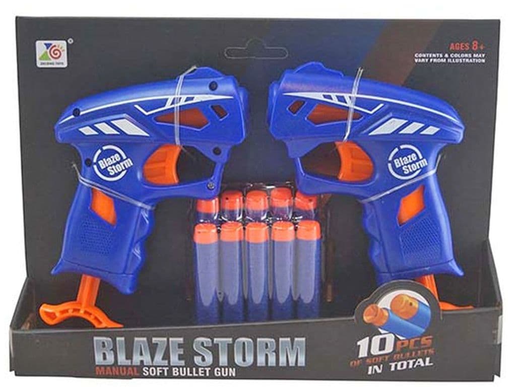Blaze Storm 7110 Twin Pack Soft Dart Toy Guns | Toy & Model