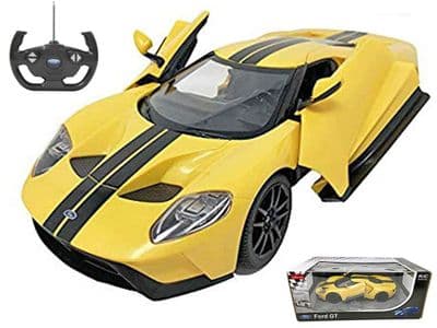 Ford GT Mk II Radio Control 1:14 Scale Official RC Model Toy Super Car Yellow