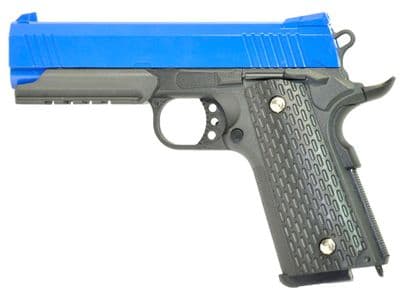 G25 BB Gun Tactical 1911 Kimber Replica Spring Airsoft Pistol Black 2 Tone Metal