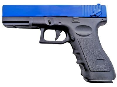 G52 BB Gun 18 Style Spring Airsoft Pistol Black 2 Tone Metal Slide