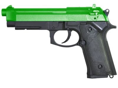 GG105 BB Gun Beretta M92 Railed Replica Gas Airsoft Pistol Black 2 Tone Colours
