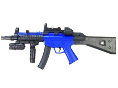 HY015B BB Gun H&K MP5 Replica Spring Airsoft Rifle Blue 2 Tone