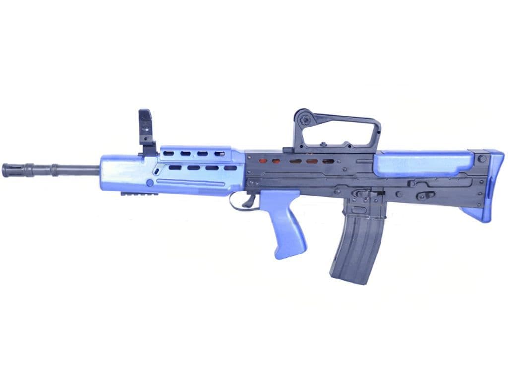 L85A1 BB gun SA80 spring airsoft rifle black 2 tone | toy & model