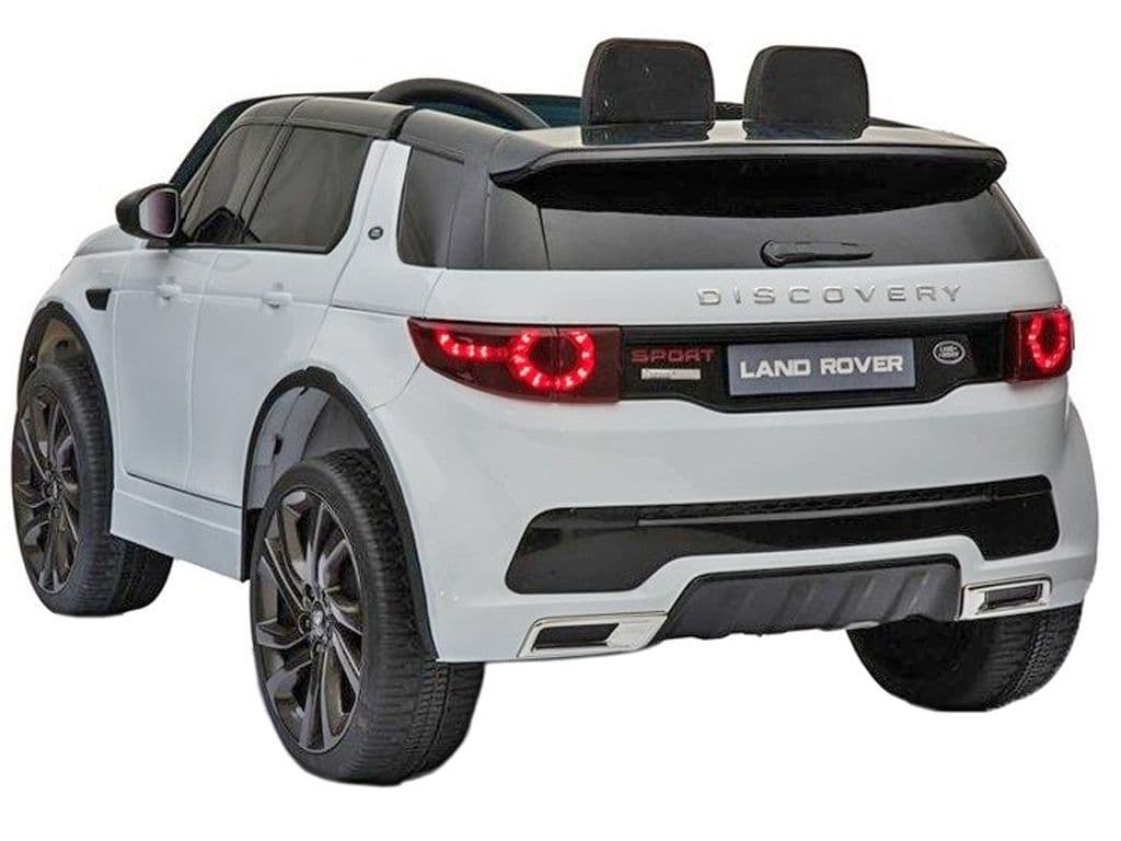 Land Rover Discovery White | Kids Sit On & Ride In Toy Car 12v Electric ...