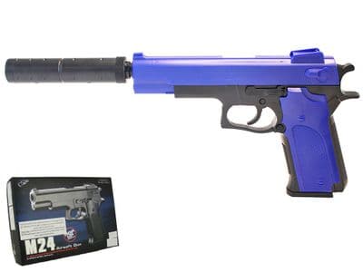 M24 BB Gun Colt Double Eagle Replica Spring Airsoft Pistol Black 2 Tone