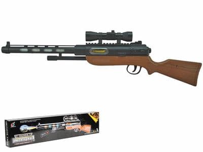 M24 Sniper Rifle Toy Gun with Lights, Sounds & Vibration Battery Operated 812B