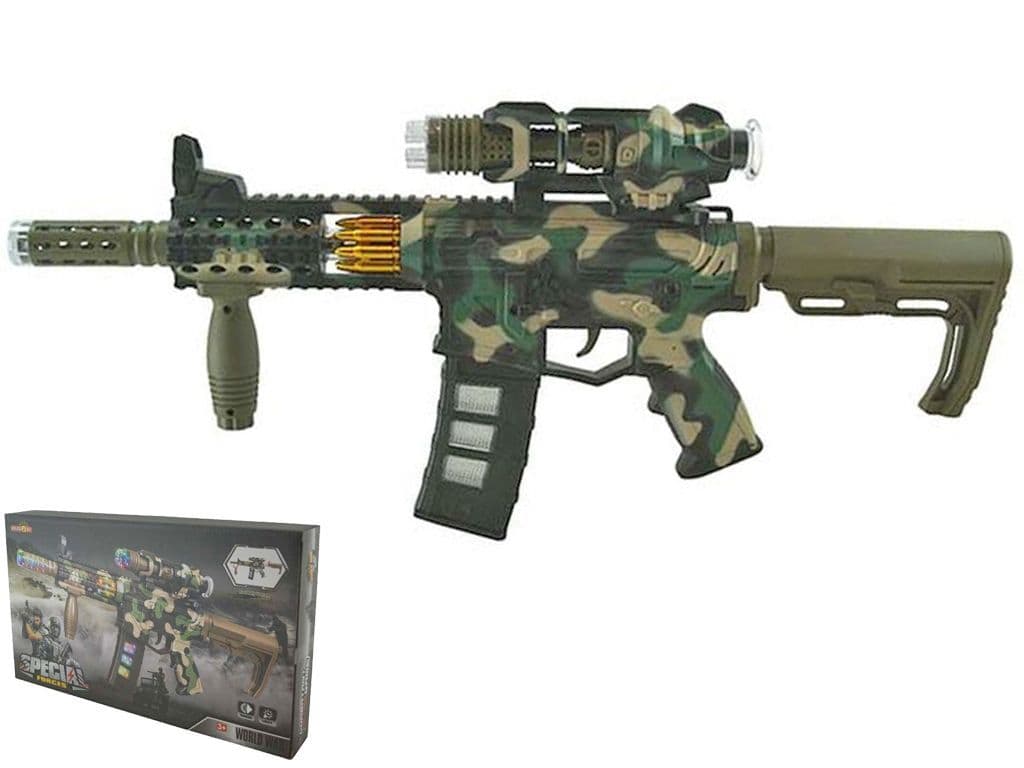M Rifle Toy M4 Rifle B/O Sound & Lights Toy Gun 826M | Toy & Model UK