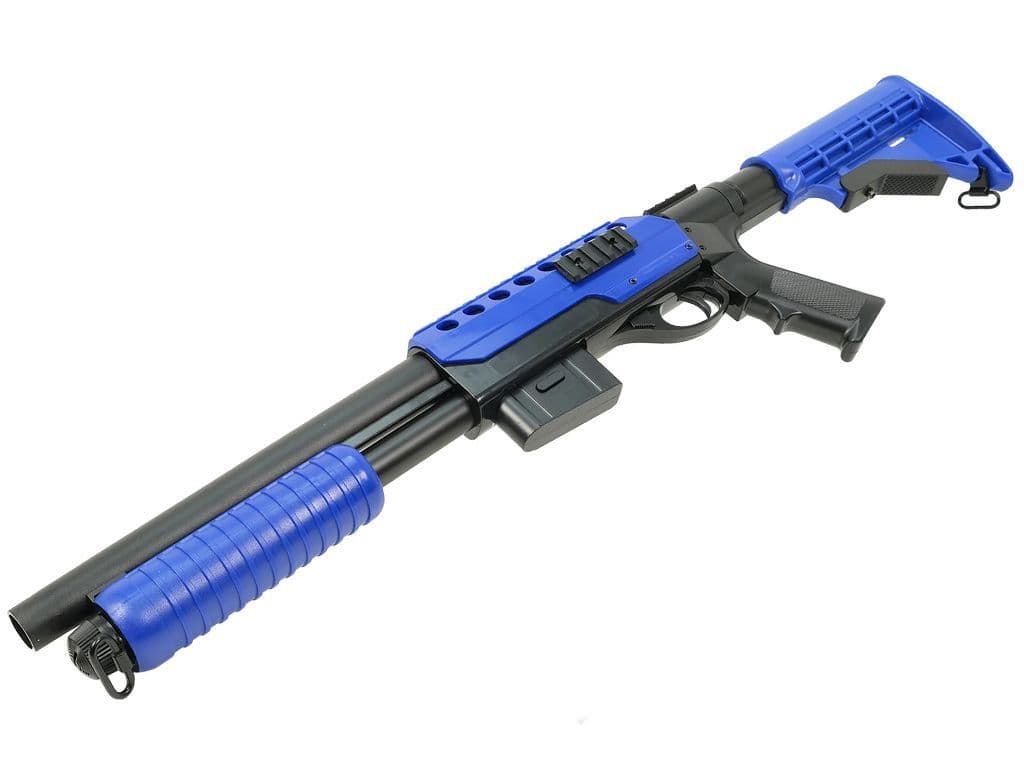 M47D1 BB Gun M500 Spring Airsoft Shotgun Black 2 Tone | Toy
