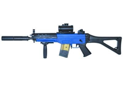 M82 BB Gun Sig SG 552 Commando Replica Electric Airsoft Rifle Black 2 Tone