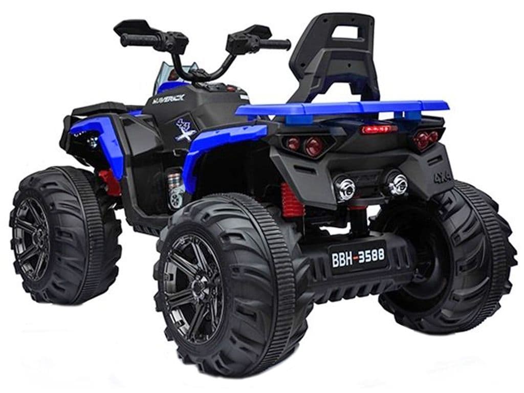 Maverick FX ATV Blue Kids Sit & Ride On Toy Quad Bike 12v Electric