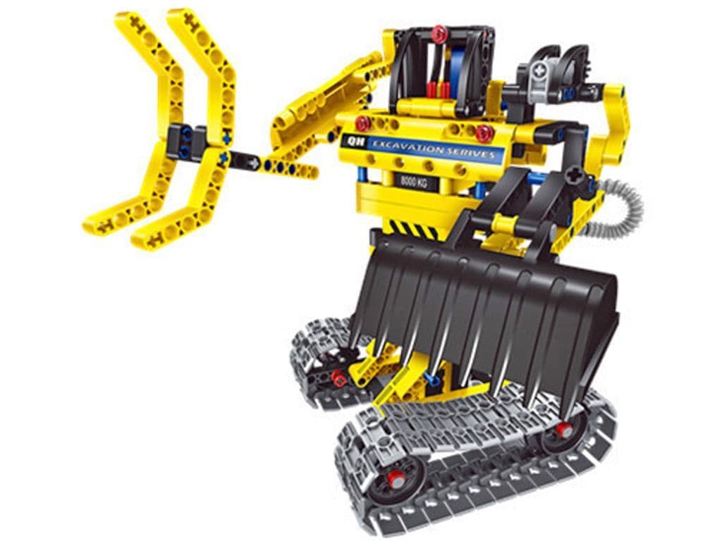 2 In 1 Excavator Robot 6801 Construction & Building Toys TOY & MODEL