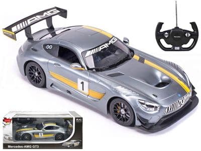 Mercedes AMG GT3 Radio Control 1:14 Scale Official RC Model Toy Super Car Grey