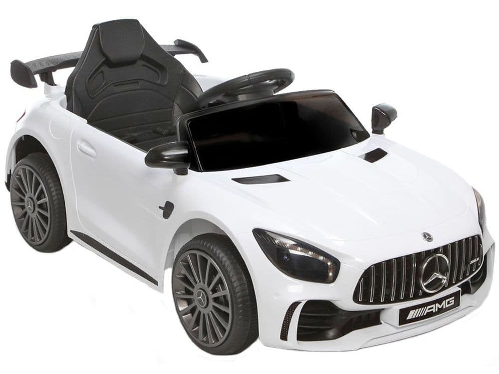 White mercedes top children's car