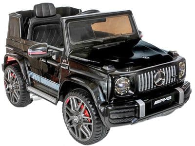 Mercedes Benz G63 AMG Jeep G Wagon Official Licensed 12v Electric Black Ride on Car