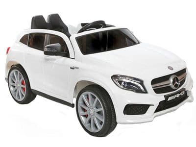 Mercedes Benz GLA AMG SUV Official Licensed White 12v Electric Ride on Car