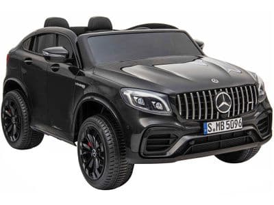 Mercedes Benz GLC63 AMG Black Licensed 24v Electric Ride on Car EVA Tires & Leather