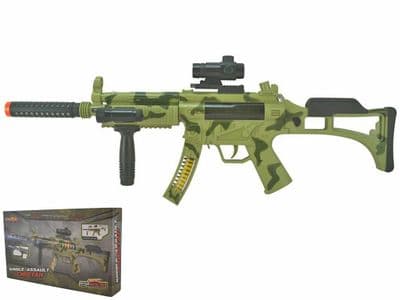 MP5 Replica Toy Sub Machine Gun with Lights, Sounds & Vibration Battery Operated 808-3