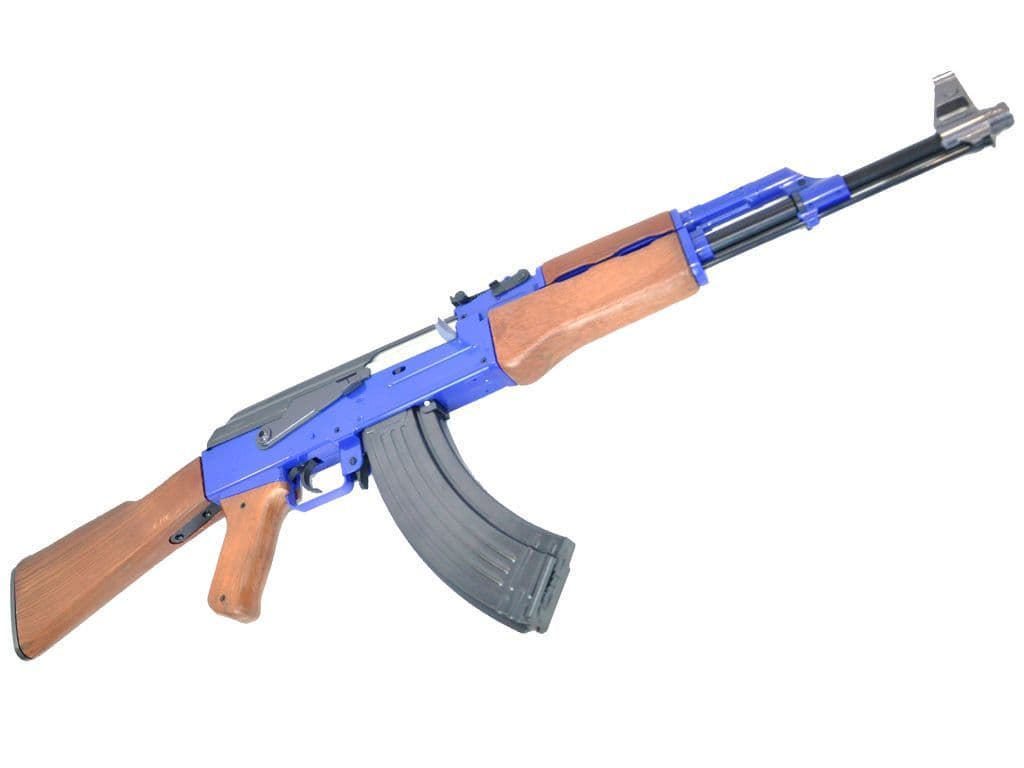P1093 BB gun AK47 spring assault rifle blue 2 tone | Toy & Model