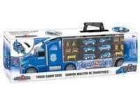 Police Lorry Carry Case & 6 Vehicles Set 666-02G | Toy & Model