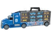 Police Lorry Carry Case & 6 Vehicles Set 666-02G | Toy & Model