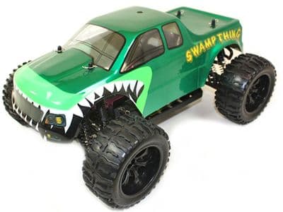 Radio Control Monster Truck SWAMP THING 4WD 1-10 Scale 7.2v Electric PRO series RC Model