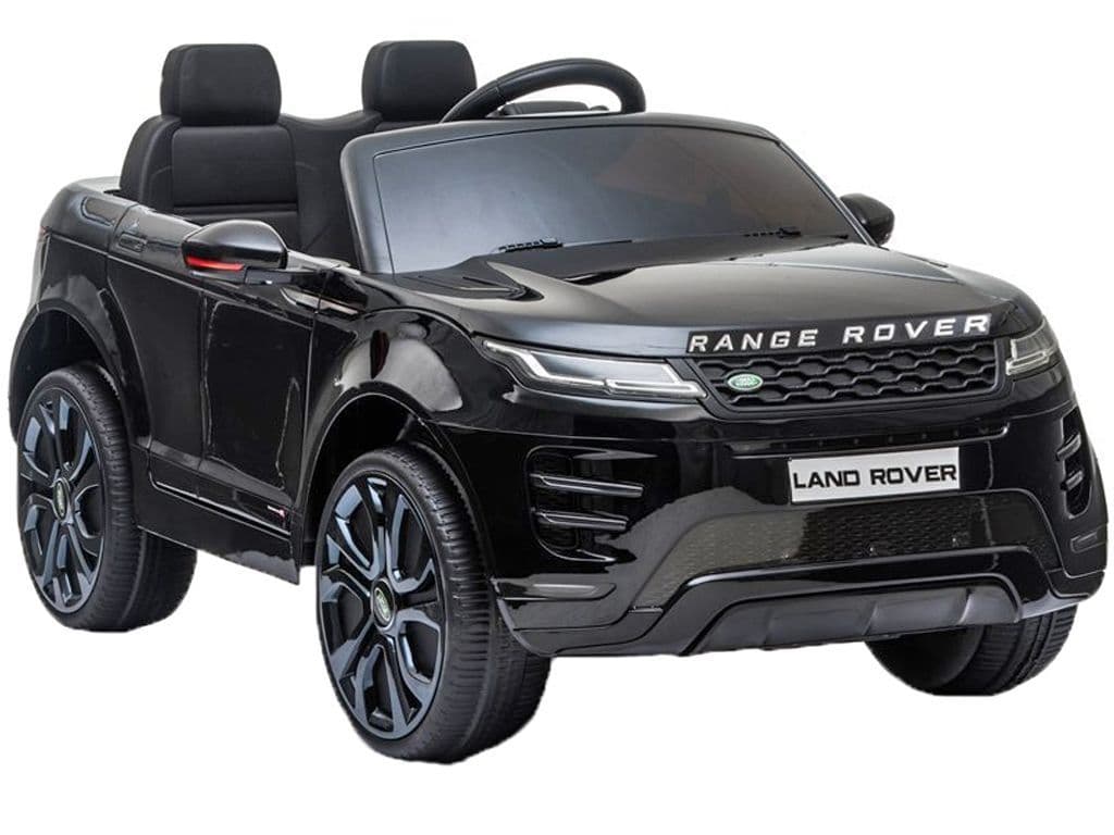 Range Rover Evoque Black | Kids Sit On & Ride In Toy Car 12v Electric ...