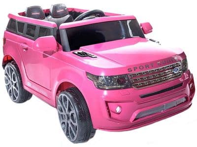 Range Rover Sport Style Pink 12v Electric Ride on Toy Car with Parental Radio Control