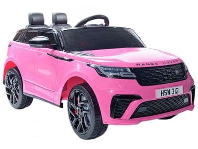 Range Rover Velar Pink Licensed 12v Electric Toy Ride on Car with Parental Control