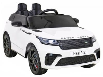 Range Rover Velar SUV Licensed 12 Volt Electric Ride On Toy Car White