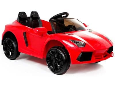 Ride on Car 12v Electric Lamborghini Aventador Style Red with Parental Control