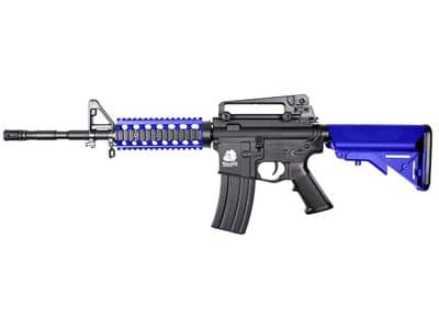 SR4PG BB Gun M4A1 RIS AEG Electric Airsoft Assault Rifle Black 2 Tone