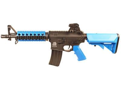 SR4PI BB Gun M4 CQB RIS AEG Electric Airsoft Assault Rifle Black 2 Tone