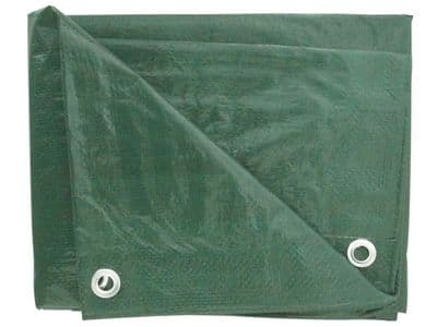 Tarpaulin Groundsheet Waterproof 240 x 180cm (8x6ft) Olive Green OG Colour