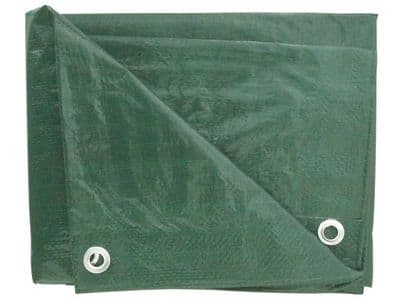Tarpaulin Groundsheet Waterproof 360 x 240cm (12x8ft) Olive Green OG Colour