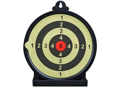 TG14BK Sticky Target With Pellet Tray for Airsoft BB Guns 160mm Dia Round