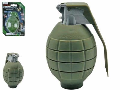 Toy Hand Grenade with Realistic Sounds & Light OD Green XD2017