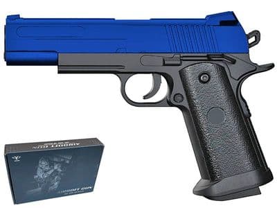 V18 BB Gun Sig Sauer Replica Custom 1911 Spring Airsoft Pistol Black 2 Tone Metal