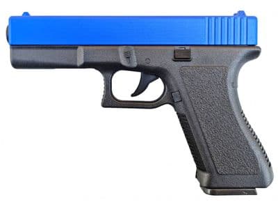 V307 BB Gun 17 Style Spring Airsoft Pistol Black 2 Tone