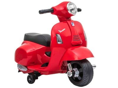 Pink Vespa GTS Scooter Licensed Kids 6v electric ride on toy