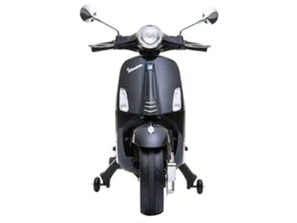 Vespa Primavera Scooter Black Kids 12v electric ride on toy bike