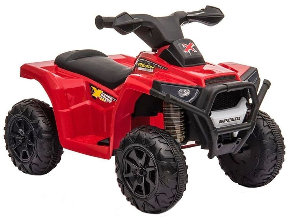 X Racer Mini Quad Bike Red Kids Ride on Toy ATV 6v Electric TOY&MODEL