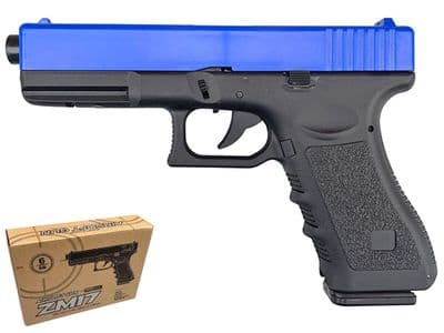 ZM17 BB Gun 17 Style Spring Airsoft Pistol Black 2 Tone